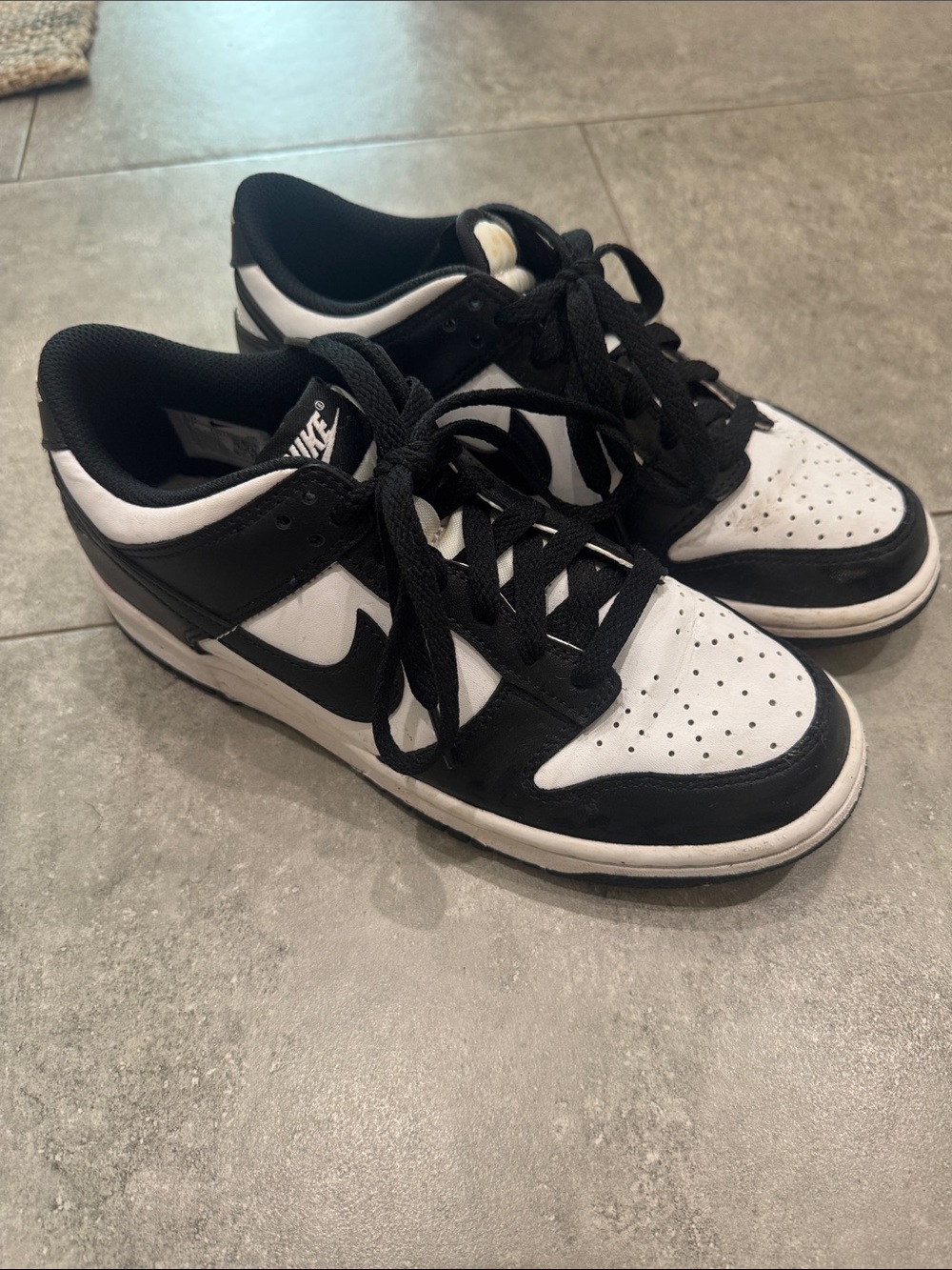 Nike Black and White Low-Top Sneakers